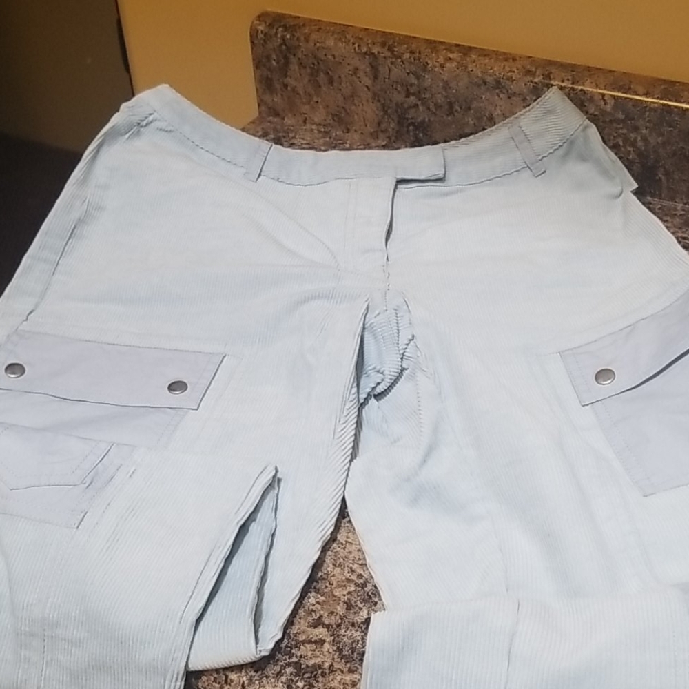 NWOT courderoy baby blue pants